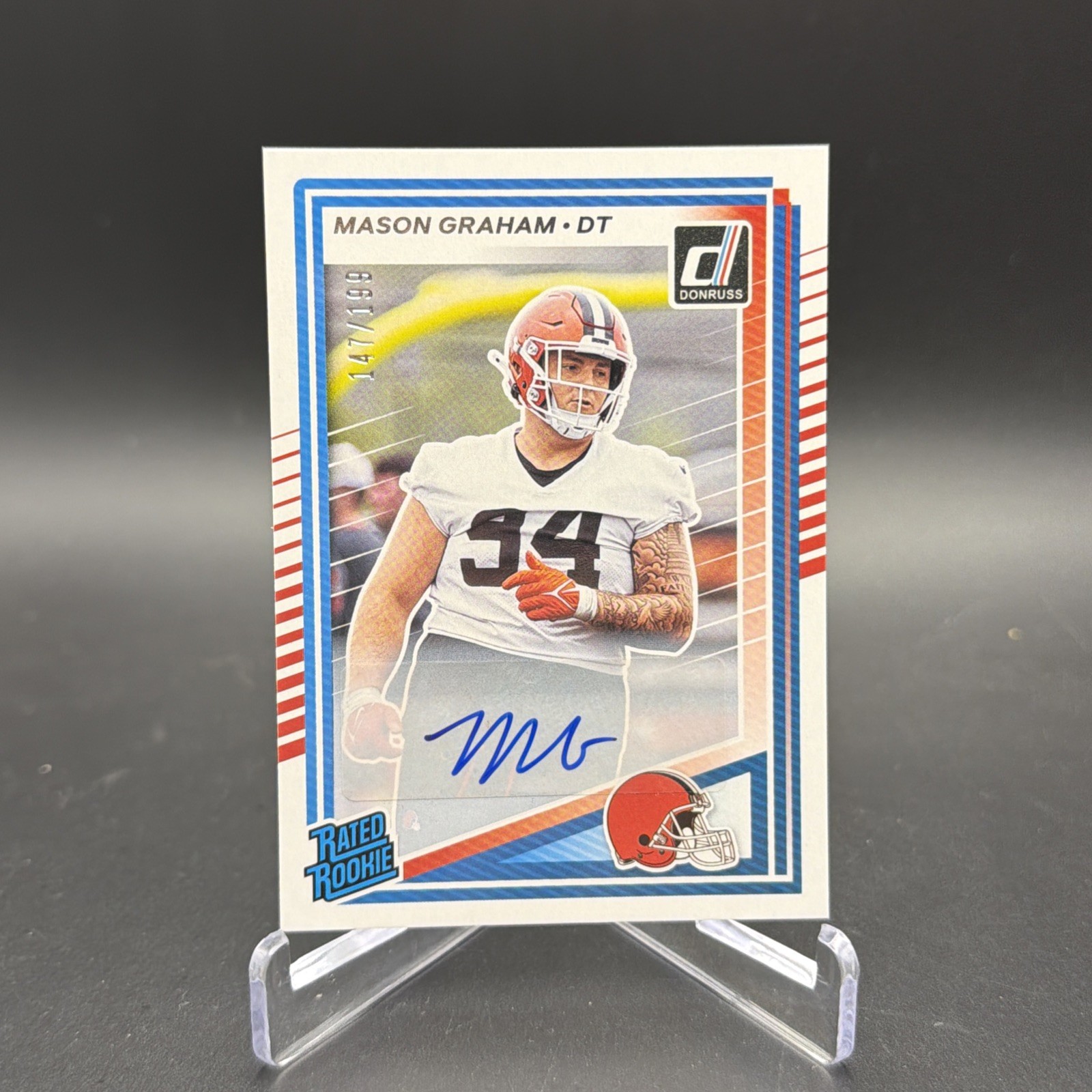 2025 Panini Donruss Mason Graham Rated Rookie Auto /199🔥NEW🔥STUD🔥