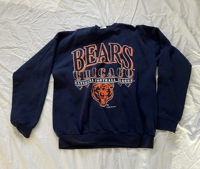 Vintage 1992 Chicago Bears Crewneck navy color Tultex