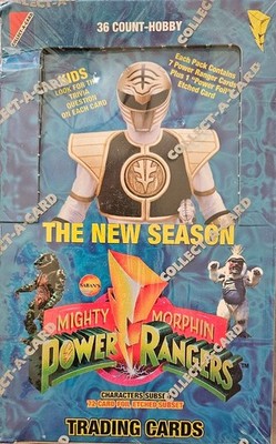 MIGHTY MORPHIN POWER RANGERS TRADING CARDS THE NEW SEASON FACTORY SEALED HOBBY