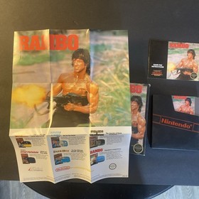 Rambo NES Nintendo Complete CIB Authentic! Circle Seal! Rare!