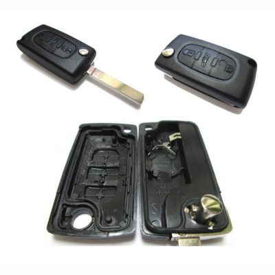 Chiave Telecomando Per Peugeot 307 307CC 307 BREAK Circuito Vuoto ID46 - Foto 4