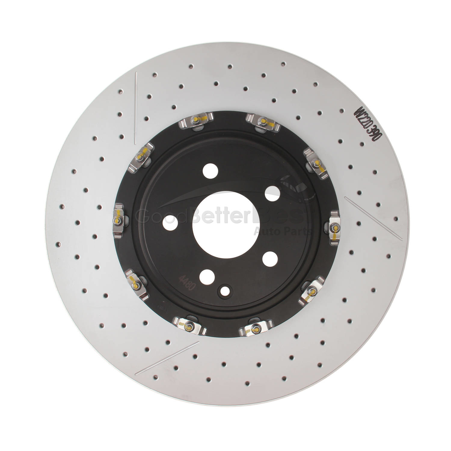 One New Brembo Disc Brake Rotor Front 09888023 for Mercedes MB  