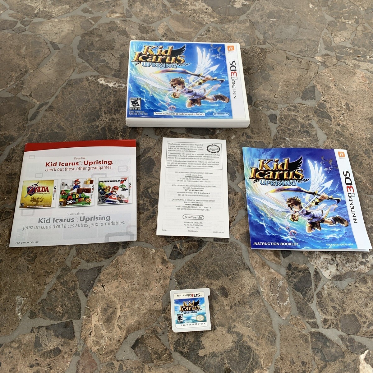 Kid Icarus Uprising (nintendo 3DS, 2012) 45496741945| eBay