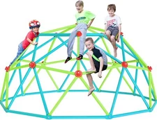 Zupapa Dome Climber 10FT 800LBS Swing Jungle Gym Kids Outdoor Play Monkey Bars