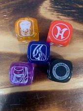 YuGiOh! - Legendary Duelists: Season 3 Dice - Complete Set Of 5