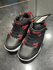 And1 Assist 5.0 Children's Boys Sneakers Black Red Unworn Size 8