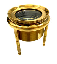 Magnifying Glass Map Reader Brass Tripod Magnifier Paper Reader Christmas Gift