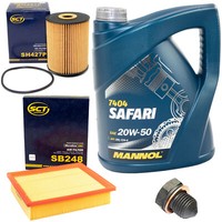 MotoröL Filter Set 20W50 5 Liter + ÖLablassschraube FüR VW Golf III Vento 1H