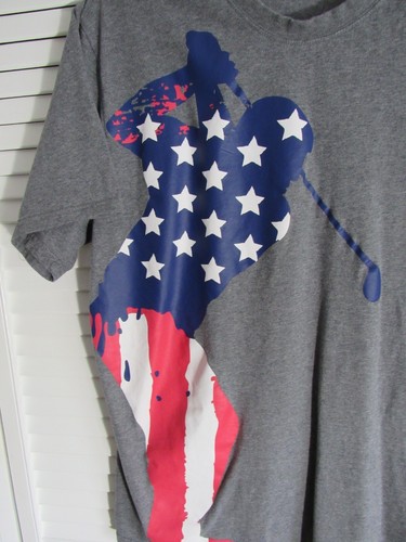 John Daly Red White & Blue Americana Golfer T Shirt Size X Large - Picture 3 of 5