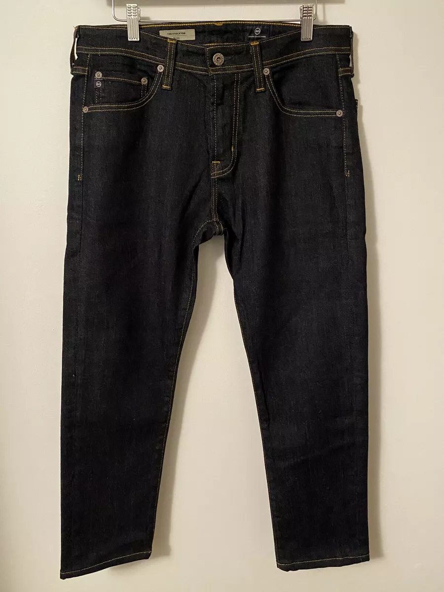 AG Jeans Mens Stockton Skinny Jeans 34 X 26 Pre Owned 9.9 10