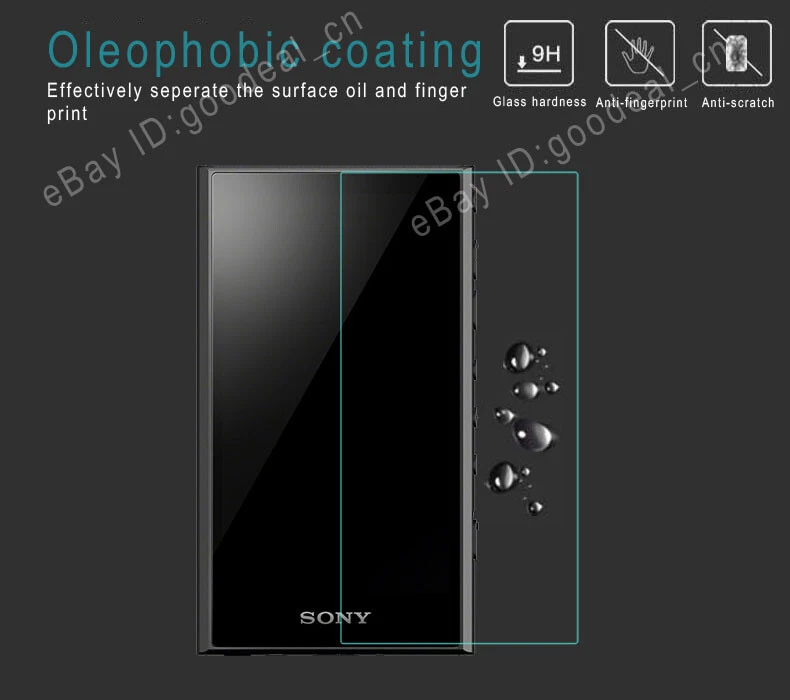 Tempered Glass Screen Protector Film For SONY Walkman NW-A300 NW-A306 NW-A307 - Image 2 of 4