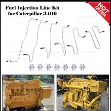 3406 B C Fuel Injection Line Kit 6PC 1917941 1917942 1917943 for CAT Caterpillar