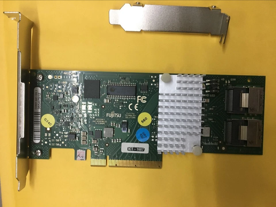 Fujitsu D2607-A21 6Gbps SAS HBA = LSI 9211-8i FW:P20 IT Mode ZFS FreeNAS unRAID - Bild 2 von 3