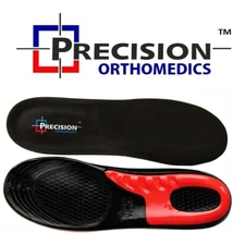 WORK BOOTS ORTHOTIC FOOT ARCH HEEL SUPPORT SHOE INSERTS MASSAGING GEL INSOLES