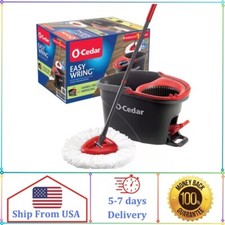 EasyWring Microfiber Spin Mop with Bucket Sys...
