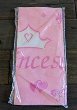 Disney Princess Birthday Party Decoration Pink Paper Tablecover NEW Hallmark