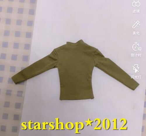 1/6 Male Top Suit Shirt Long Sleeves Army Green Fit 12in PH JO TBL Figure Doll