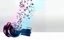 Anime Headphones Music Pastel  Gaming Mat Desk 2153