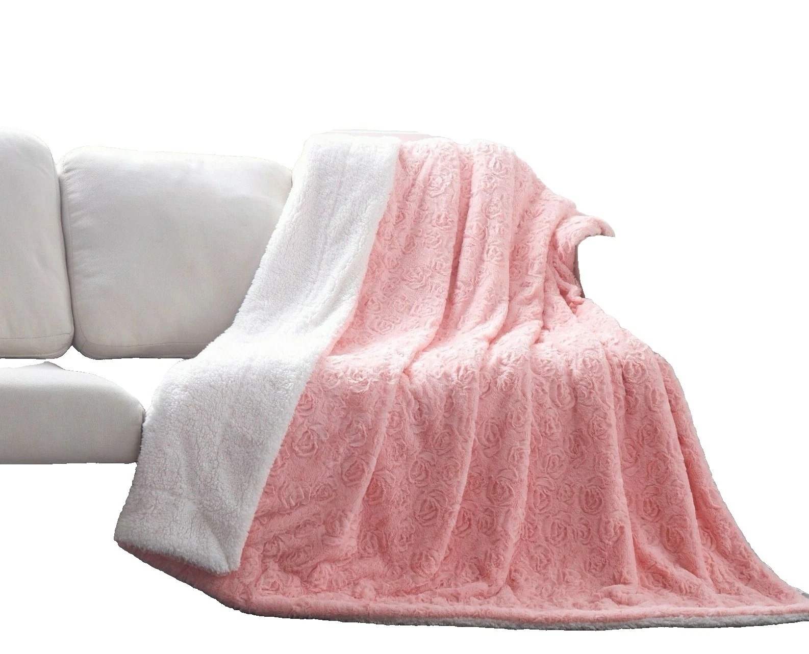 Cobijas y mantas Floral Piel sintética