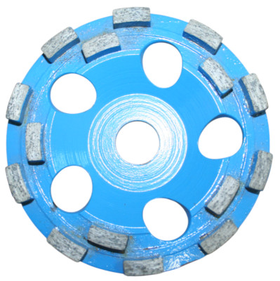 5'' Extra Coarse Diamond Grinding Wheel for Concrete/Stone. 7/8'' Arbor. 20 Grit