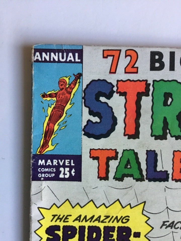 STRANGE TALES Annual 2 SILVER AGE MARVEL COMIC BOOK SpiderMan
