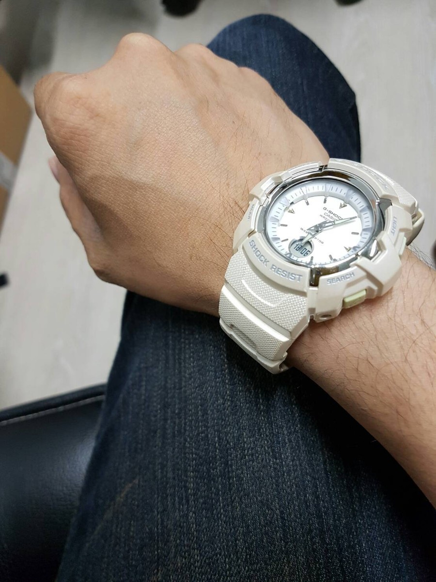 Vintage G-shock GW-1550 Penguins Ice-White Dual Digital