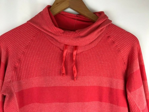 Moving Comfort Brand Women's Large Hooded Pullover Hoodie Sweatshirt Pink L - Picture 6 of 12