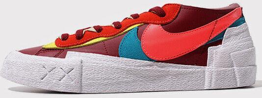 SACAI X NIKE Taglia 10 Nike KAWS x sacai x blazer rosso squadra bassa