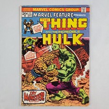 Marvel Feature Presents The Thing and the Incredible Hulk #11 Sep 1973 VG 4.0