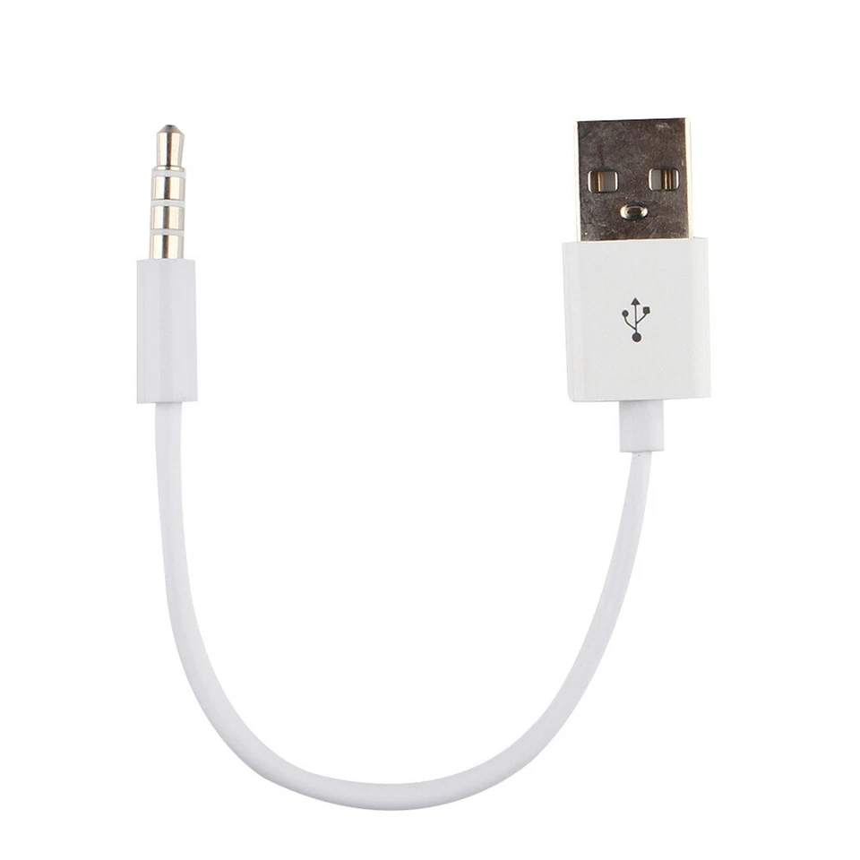 USB Charger Data SYNC Cable for Apple iPod Shuffle 3rd 4th 5th 6th 7th Gen 3.5mm - Image 3 of 3
