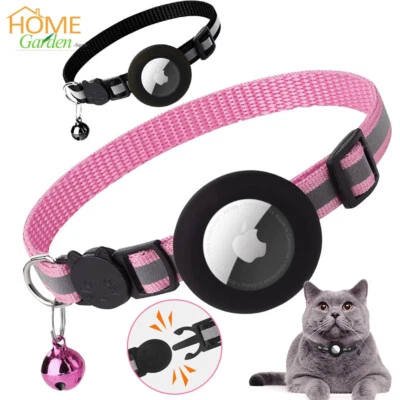 Airtag Cat Collar Breakaway Reflective Kitten For Apple Air Tag Holder Case Pet - Image 1 of 4