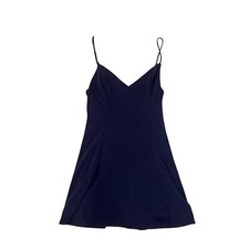 Women XS UO Urban Outfitter Silence Noise Navy Mini Dress Open Scoop Plunge Back