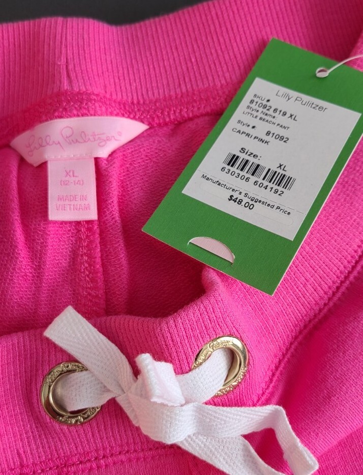 専用ページ③ NWT Lilly Pultizer Capri Pink Little Beach Pant Size Girls XL | eBay