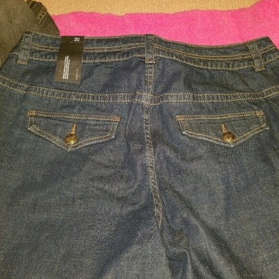 ladies wide leg jeans size 20