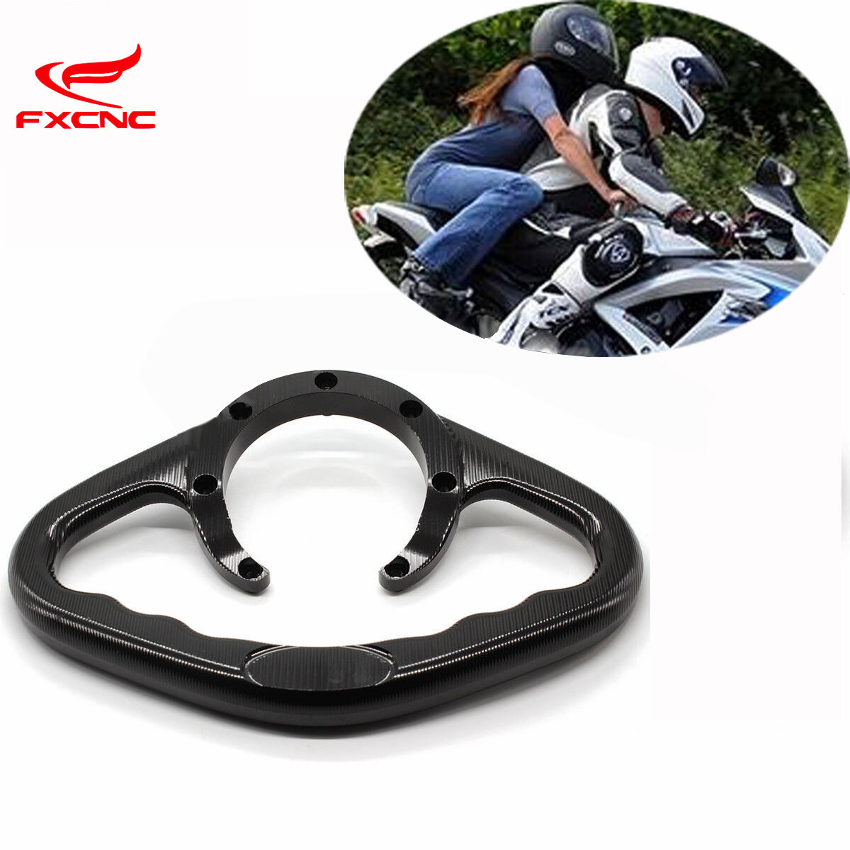 CNC Passenger Hand Grip Tank Grab Handle Bar For Honda CB1000R