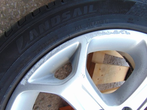 Ford Mondeo Alloy wheels tyres 06-14 5x108 235/45/17 5 spoke 7.5Jx17 7S7J1007AA - Picture 18 of 24