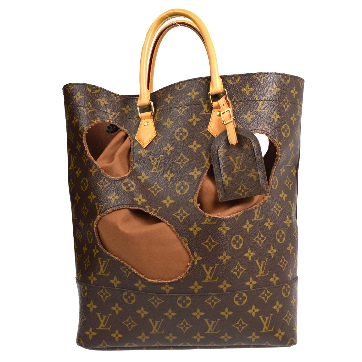 LOUIS VUITTON BAG WITH HOLES TOTE BAG SP3154 COMME DES GARCONS M40279 46511