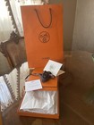 100% Auth Hermes gift box with tissue, Logo ribbon , shopping bag receipt holder — photo 2