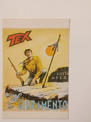 Postkarte Der alte TEX WILLER Der Eid Bonelli Nummer 3/9
