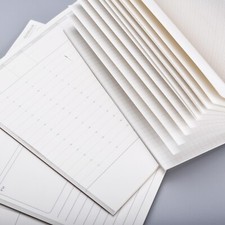 128pcs Replacement Notebook Paper Refills   4 Sizes Journal Inner Sheets
