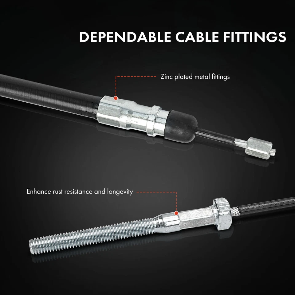 2x Cable de freno de estacionamiento laterales traseros para BMW E46 E90 323Ci 325xi 328i 330i 330Ci M3 Foto 4 de 4