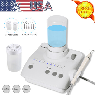 Dental Ultrasonic Piezo Scaler Handpiece 2 Bottles Fit EMS Cavitron SKYSEA