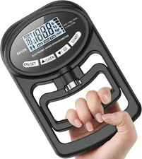 Entrenador de fuerza de agarre del dinamómetro de mano - Probador electrónico.