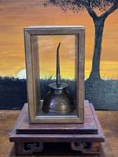 Vintage Singer Oil Can In Display Case Made In USA