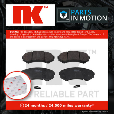 Brake Pads Set fits MITSUBISHI PAJERO/SHOGUN Mk3, Mk4 3.5 Front 2000 on NK New