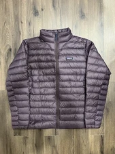 Patagonia Jacket Mens XXL Purple Down Sweater Insulated Puffer
