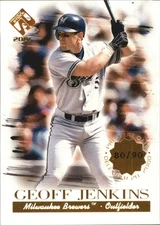 2001 Pacific Private Stock Premiere Date #66 Geoff Jenkins /90 - BB