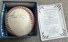 Willie Mays Signed Autographed Baseball COA The Score Board