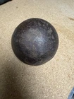 Civil War Era Iron Cannonball 3.67 inches 6-pounder solid shot