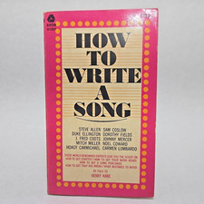 How To Write A Song Henry Kane Avon Books 1962 PB